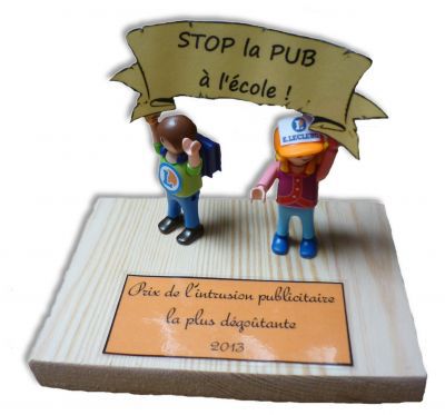 Prix Stop Pub Ecole 2013